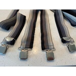 Welch Elastic Suspenders 2" Wide Clip On  Made In Oregon USA